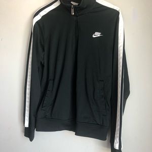 Nike Dri-Fit Team Rivalry Full Zip Jacket Black White size medium